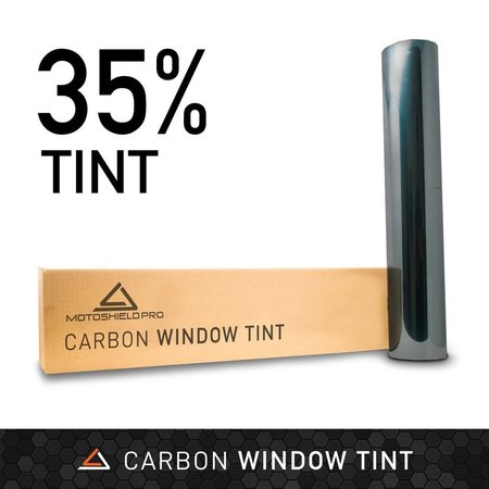 MOTOSHIELD PRO Carbon Window Tint Film for Auto, Car, Truck | 35% VLT (20” in x 100’ ft Roll) CAR-20-100-35